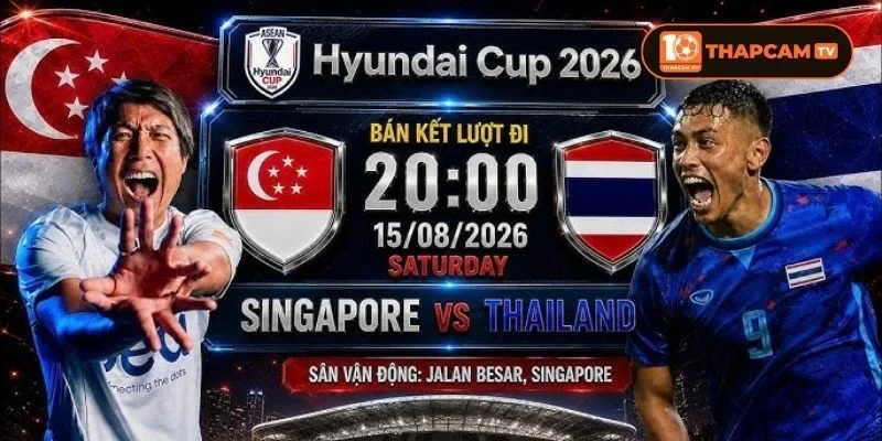 Soi kèo nhà cái Singapore vs Thái Lan là kèo đấu mở màn vòng Bán kết (lượt đi). 