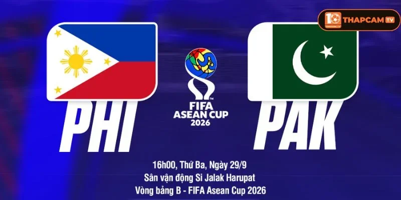 Soi kèo nhà cái Philippines vs Pakistan từ ThapCam TIVI hé lộ nhiều thông tin thú vị.