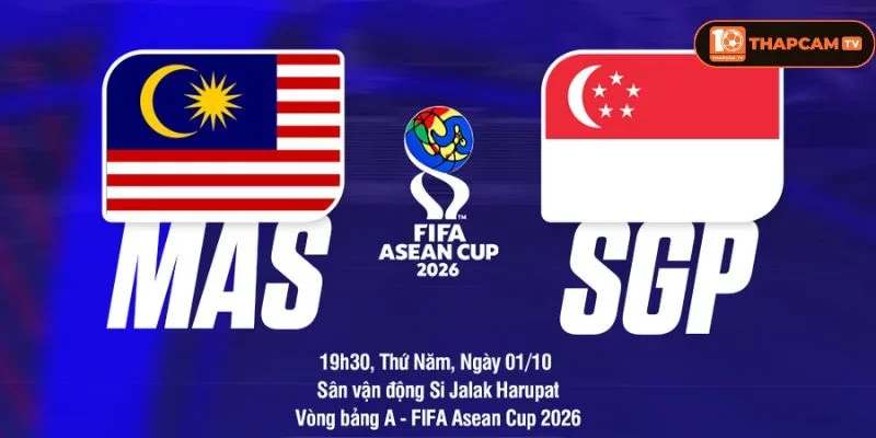 Soi kèo nhà cái Malaysia vs Singapore từ ThapCam TIVI hé lộ nhiều thông tin thú vị.